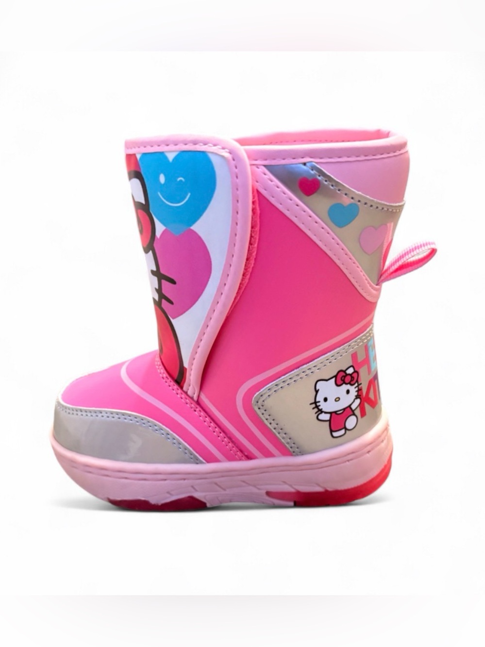 Hello Kitty Pink Heart Snow Boots for Kids